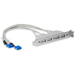 Bracket adaptador StarTech.com USBPLATE4 4 puertos USB 2.0