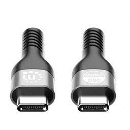 Cable USB-C Manhattan 356367 2 m 240 W PD 3.1