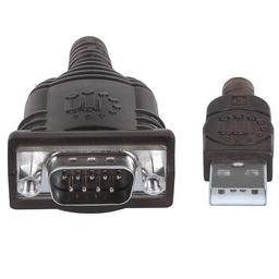 Convertidor USB a serial Manhattan 151849 RS-232 DB9 1.8 m