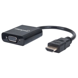 Convertidor HDMI a VGA Manhattan 151436 1080p micro-USB