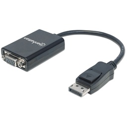 Adaptador DisplayPort a VGA Manhattan 151962 activo 15 cm