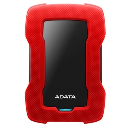 Disco duro externo ADATA HD330 1TB USB 3.2 antigolpes rojo
