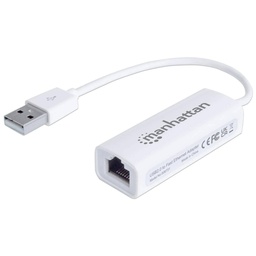Adaptador USB 2.0 a Ethernet Manhattan 506731 10/100 Mbps