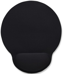 Tapete para mouse Manhattan 434362 gel descansamuñecas negro