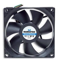 Ventilador para gabinete Manhattan 700955 80 mm 3 pines