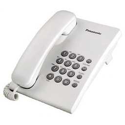 Teléfono alámbrico Panasonic KX-TS500MEB unilínea negro