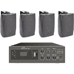 Kit audio Epcom ProAudio EPB240E/4WS 240 W 4 bocinas pared