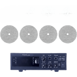 Kit audio Epcom ProAudio EPB120E/4CST 120 W 4 bocinas 6"