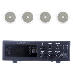 Kit audio Epcom ProAudio EPB120E/4CS 120 W 4 bocinas plafón