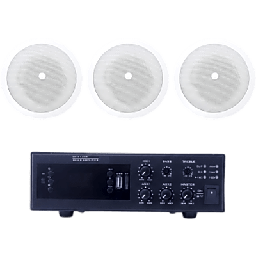 Kit audio Epcom ProAudio EPB120E/3CS 120 W 3 bocinas plafón