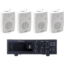 Kit audio Epcom ProAudio EPB120E/4WSW 120 W 4 bocinas pared
