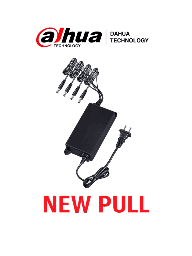 Fuente de poder con distribuidor Dahua FUENTEKIT2 4 canales 2A 12V new pull reacondicionada