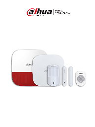 Kit de alarma Dahua ARC3000H-03-W2 con sirena exterior IP65