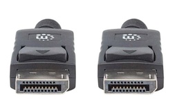 Cable DisplayPort 1.2 Manhattan 307116 4K 60Hz 2 m negro