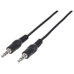 Cable de audio estéreo 3.5 mm Manhattan 334594 M-M 1.8 m