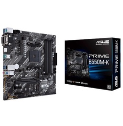 Tarjeta madre ASUS PRIME B550M-K AM4 micro-ATX DDR4