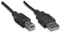 Cable USB 2.0 Manhattan 337779 A macho a B macho 4.5 m