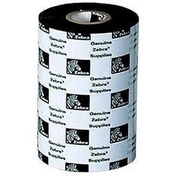 Cinta de cera Zebra 02000BK11045 negra 110 mm x 450 m