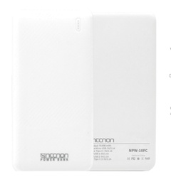 Power bank Necnon NPW-10FC NBPB1012FC 10000 mAh blanco
