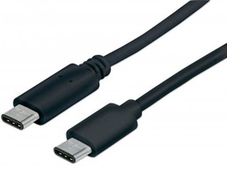 Cable USB-C a USB-C Manhattan 353342 1 m 60 W 480 Mbps