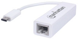 Adaptador USB-C a Ethernet Manhattan 507585 Gigabit RJ45