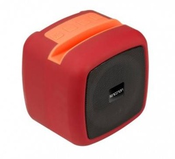 Bocina portátil NECNON NB-09 Bluetooth rojo