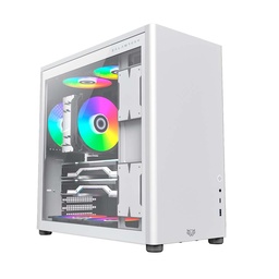 Gabinete gamer Balam Rush GM985 Eris Frost media torre ATX