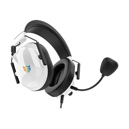 Diadema gamer Balam Rush HA757 7.1 53 mm blanca
