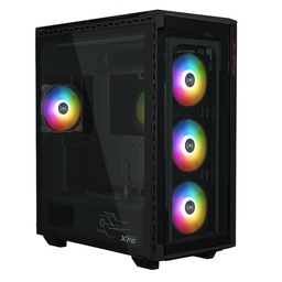 Gabinete gamer XPG Battlecruiser II negro E-ATX ARGB