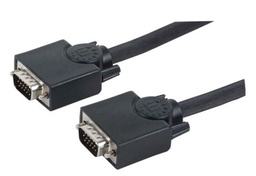 Cable SVGA Manhattan 313629 15 m HD15 macho-macho