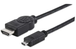 Cable HDMI a Micro-HDMI Manhattan 324427 2 m 4K 30 Hz