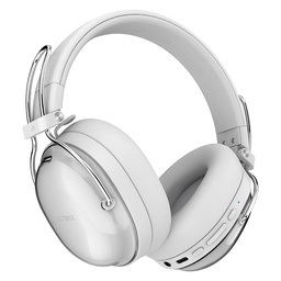 Audífonos diadema Acteck HP730 Bluetooth ANC híbrido blanco