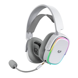 Audífonos gamer Balam Rush HS999 7.1 inalámbricos blancos