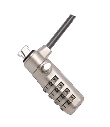 Candado para laptop Manhattan 440493 nano combinación 1.8 m