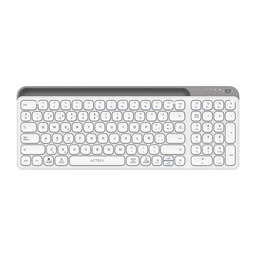 Teclado inalámbrico Acteck TI747 Bluetooth 5.1 blanco