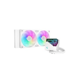 Enfriamiento líquido DeepCool LT240 WH 240mm ARGB blanco