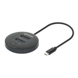 Base clonadora SSD M.2 NVMe Manhattan 130752 USB-C 10 Gbps