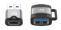 Kit adaptadores USB-C y USB-A Manhattan 356329 2 piezas