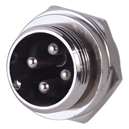 Conector de micrófono Syscom M24 4 pines