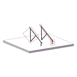 Kit de patas montaje solar Epcom PowerLine LEGSGM012X2ST