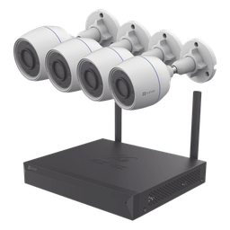Kit CCTV Wi-Fi EZVIZ KIT/CSX5S/4W NVR 4 CH y 4 cámaras 3 MP