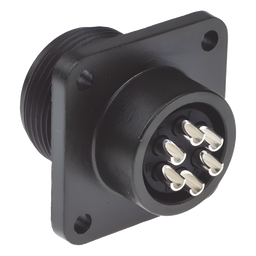 Conector circular hembra Syscom 654-MS3102A14S-6S 6 pines