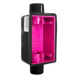Caja rectangular conduit Rawelt RR-0470-PC 1/2" aluminio
