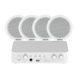 Kit de audio Hikvision DSQAEKIT0206/ST 80 W 4 altavoces