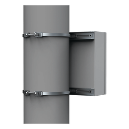 Kit de fijación Hoffman EPF0500 poste galvanizado 496 mm