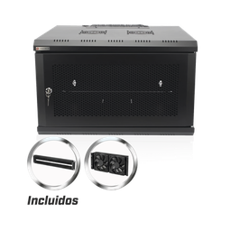 Gabinete de pared Precision PS06550DU 19" 6U 60 kg