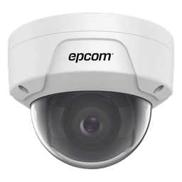 Cámara IP domo Epcom XD41H 4MP 2.8 mm IR 30 m IK10