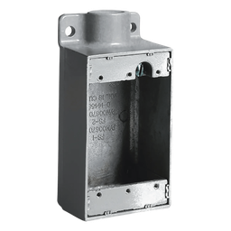 Caja condulet FS Hubbell Killark HUB-FS-2 aluminio 3/4"