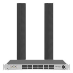 Kit de audio Hikvision DSQAPKIT2 2x250 W con 2 bocinas