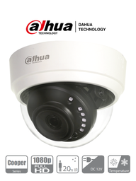 Camara Domo Dahua Cooper D1A2128 HDCVI 1080P Lente 2.8MM IR 20 MTS CVI TVI CVBS AHD